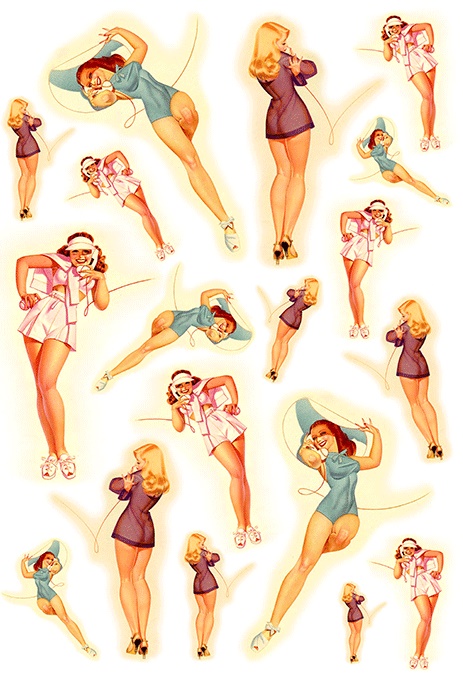 Pin Up Girl A3